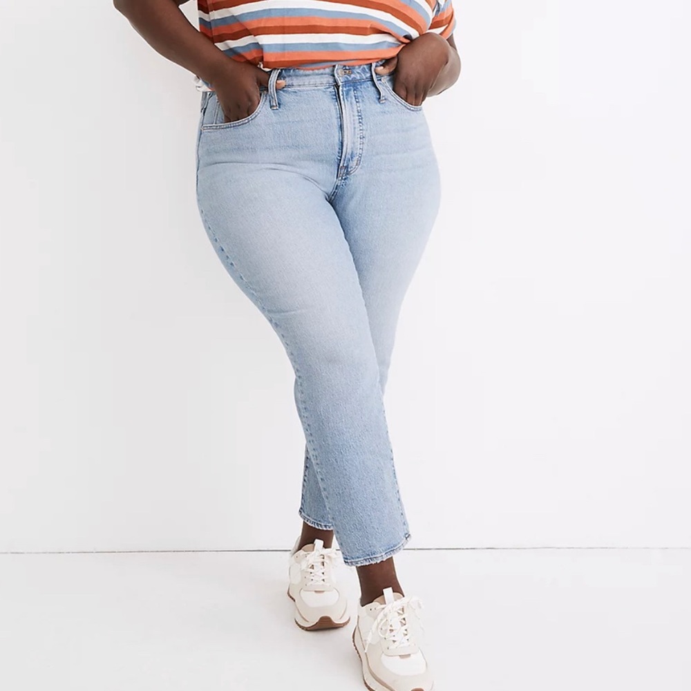 NWT Madewell The Perfect Vintage Straight Leg Tapered “Mom” Jean Size 18